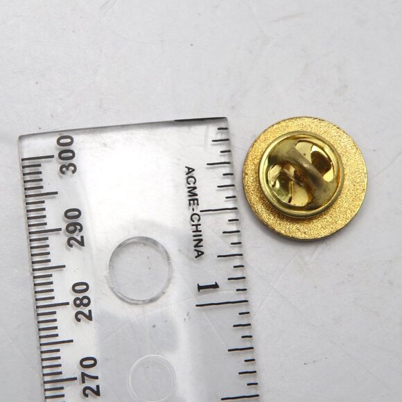 Vintage Frankfurt Am Main Enamelled Pin Germany Travel Europe Metal Blue Gold - Picture 4 of 4